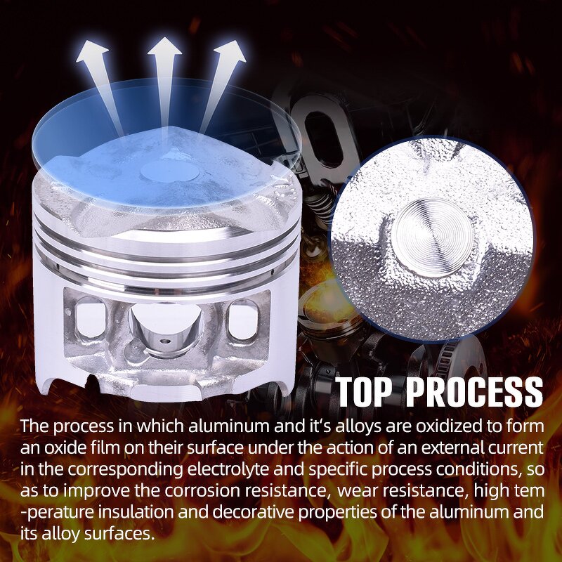 Motorcycle Piston Manufacturer - 250CC DIA48.5mm Custom for Honda CBR250 MC22