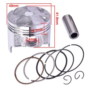 Motorcycle Piston Manufacturer - 250CC DIA49mm Pin14mm for Suzuki GSX250 GJ72A-74A