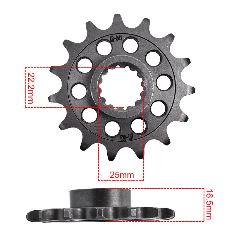 Motorcycle Front Sprocket Manufacturer - 520-15T Forged for Ducati 821 Monster 848