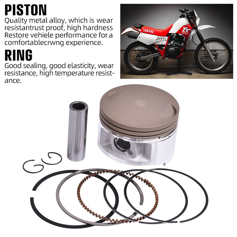 Motorcycle Piston Manufacturer - 225CC XT225 DIA70mm-70.75mm Pin16mm 5HO Piston