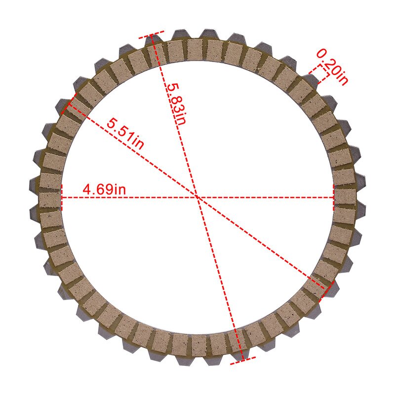 Motorcycle Clutch Plate Manufacturer - Best Sale Paper Based for Harley 883