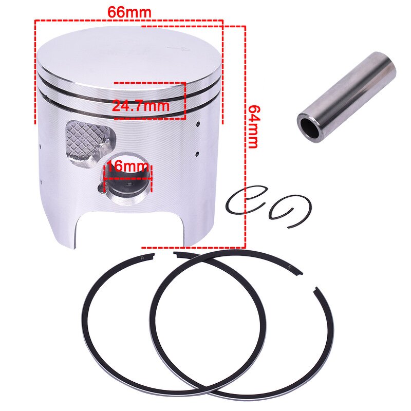 Motorcycle Piston Manufacturer - 200CC KDX200 for KAWASAKI KDX High Precise Piston