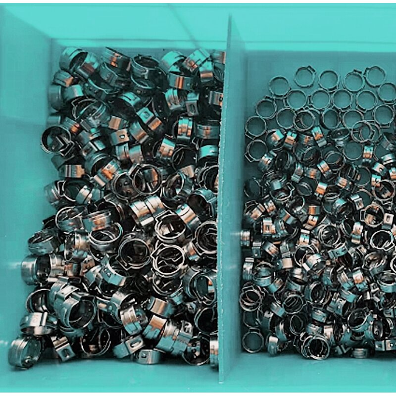 Hose Clamp Manufacturer - Stainless Single Ear Stepless 16.5-17.5mm for Welding