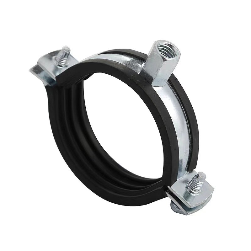 Pipe Clamps Manufacturer - High Quality EPDM Rubber Insert for Drainage Tubes with Nut