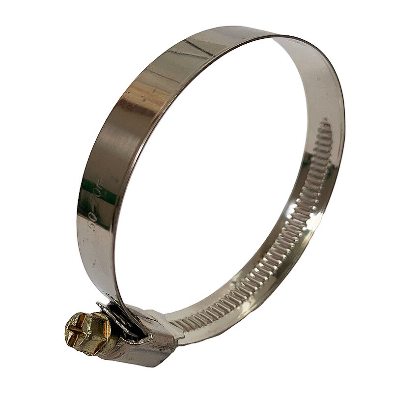 Hose Clamps Manufacturer - Size 10 3/4"-1-1/8" Embossed Stainless Steel Metal Measure in Inches