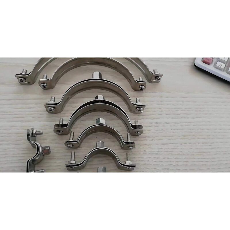 Pipe Clamp Manufacturer - 4 Inch Stainless Steel Heavy Duty EPDM Rubber for PVC Pipe