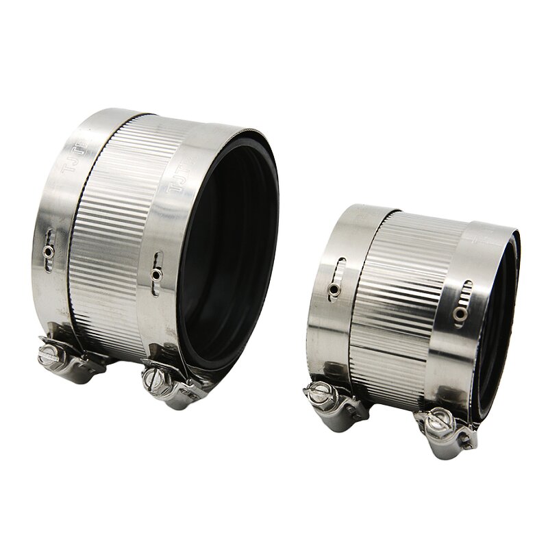Coupling Hose Clamp Manufacturer - High Quality Stainless Steel with Rubber Seal for Pipe