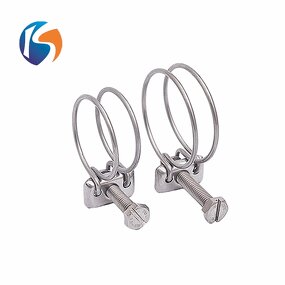 Hose Clamp Manufacturer - Tianjin Customized High Quality Adjustable Double Wire
