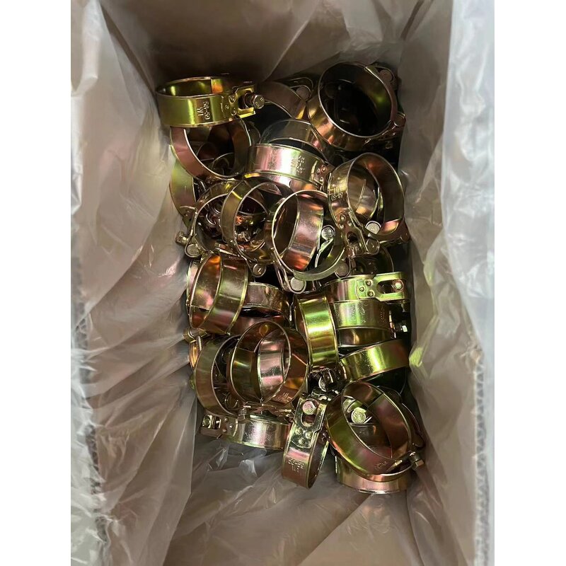 Hose Clamp Manufacturer - Best Selling Heavy Duty Half Steel Double Bolt