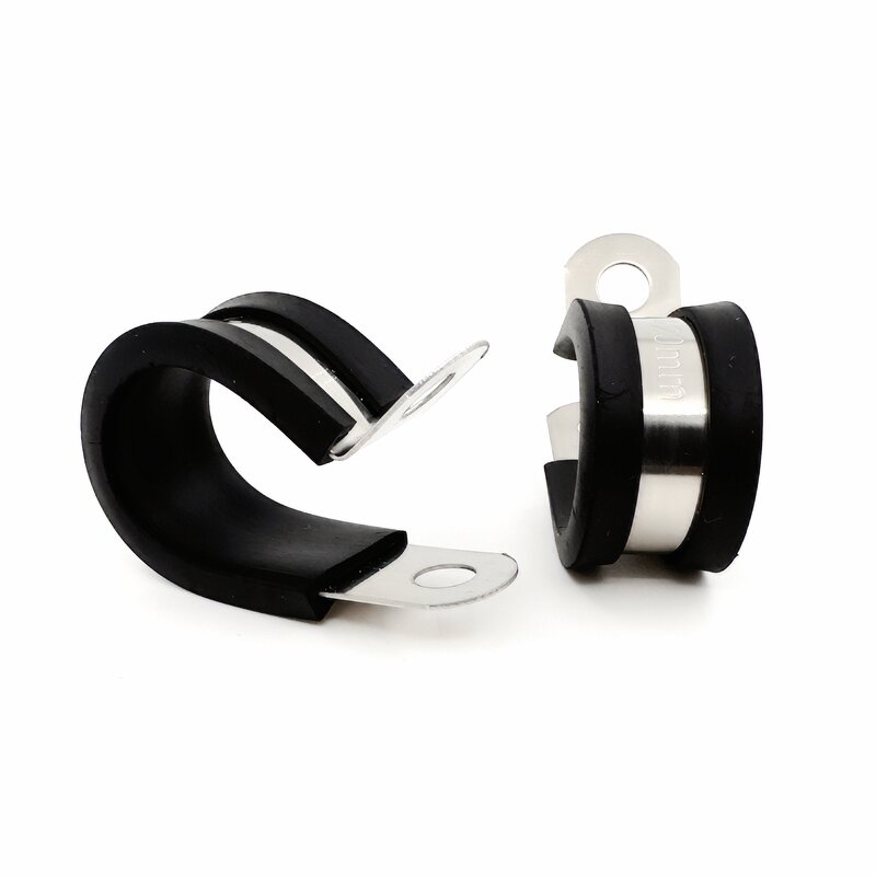 Hose Clamps Manufacturer - Cushion Fixing Support Rubber Lined Rubber Clips