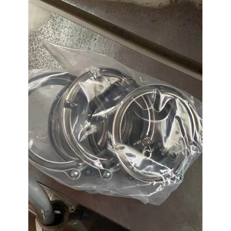 V-Band Clamp Manufacturer - SS304 with Flange Kit for Exhaust Muffler Pipe