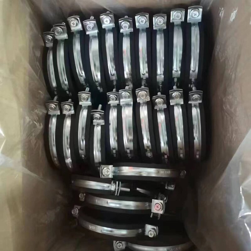Pipe Clamp Manufacturer - 4 Inch Stainless Steel Heavy Duty EPDM Rubber for PVC Pipe
