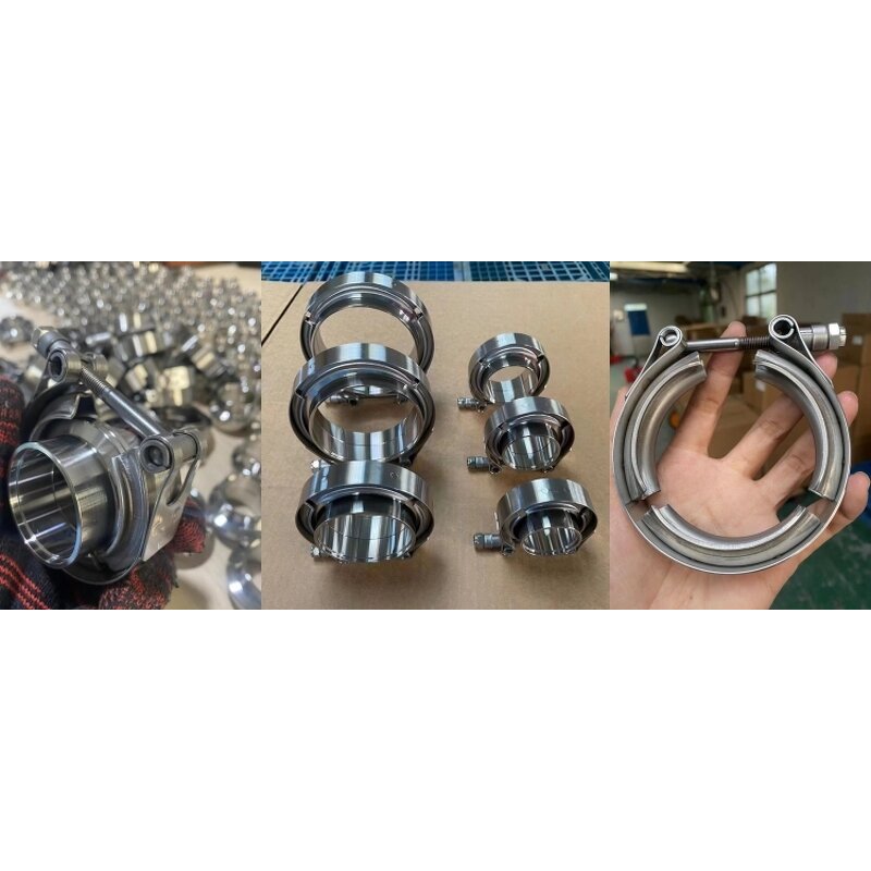 V Band Clamp Manufacturer - 2.5" 3.0" 3.5" 4.0" Stainless Steel Turbo Exhaust Quick Release