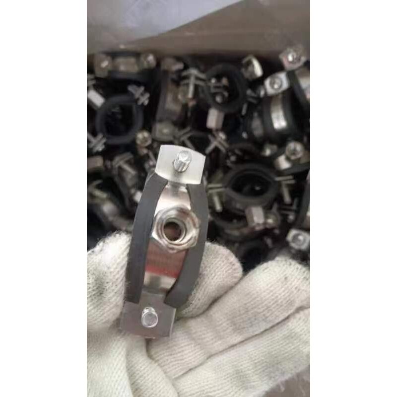 Pipe Clamp Manufacturer - M8 M10 Heavy Duty with Rubber EPDM