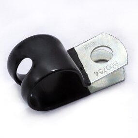 Pipe Clips Manufacturer - Black Rubber Plastic Hose Clamp PVC