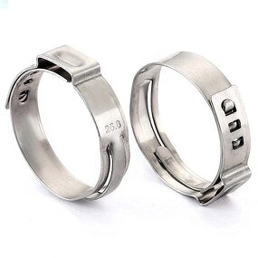 Hose Clamp Manufacturer - Customizable Adjustable Single Ear Stainless Steel for Various Sizes