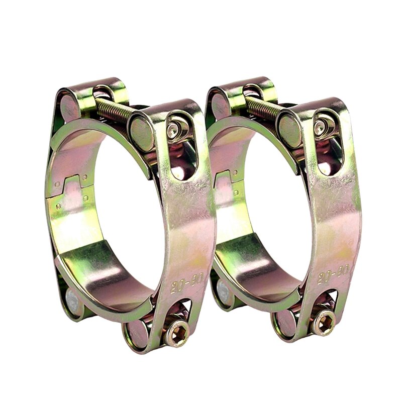 Hose Clamps Manufacturer - European Type Heavy Duty 55-65 mm Double Bolts Inch Measurement