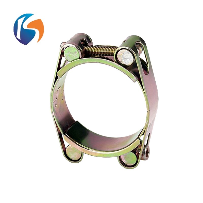 Hose Clamps Manufacturer - European Type Heavy Duty 55-65 mm Double Bolts Inch Measurement