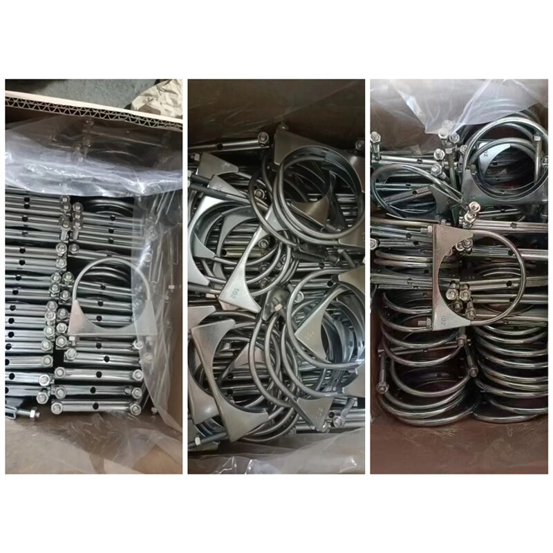 U-Bolt Manufacturer - Customized M6 with Bracket Grade 4.8 Zinc