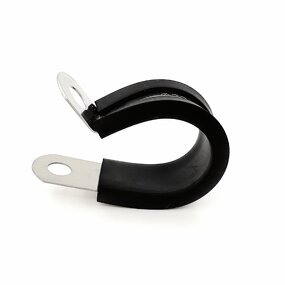 Hose Clamp Manufacturer - EPDM Rubber Lined P Clip for Fuel Pipe