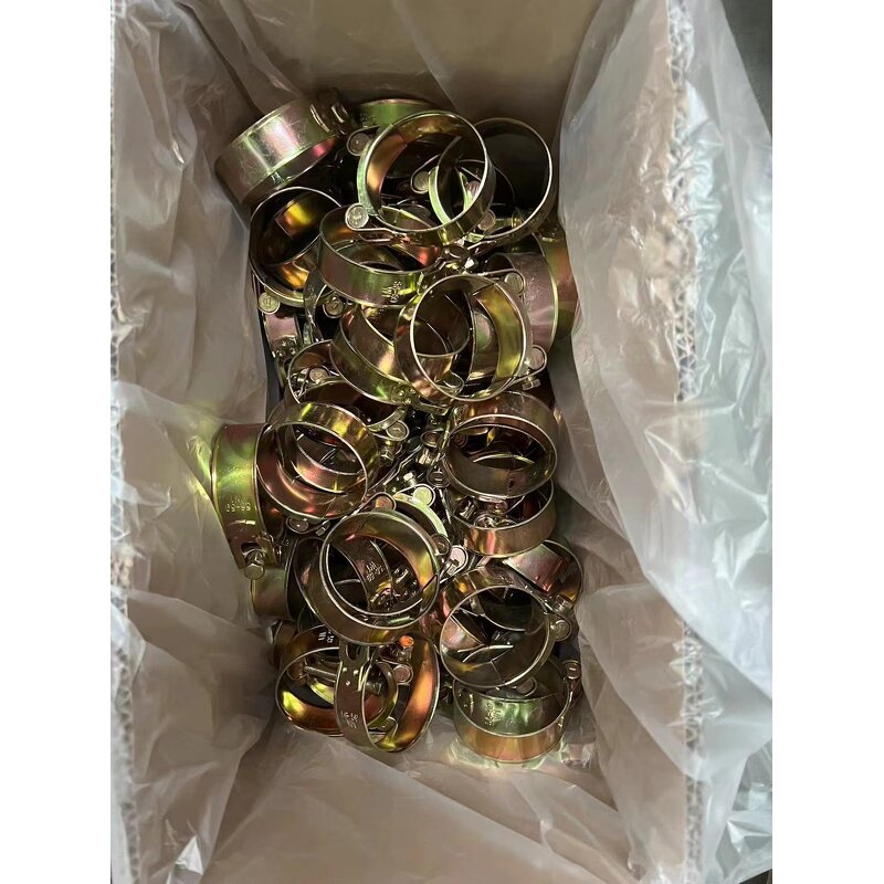 Hose Clamps Manufacturer - Tianjin Factory European Type Double Bolts Heavy Duty