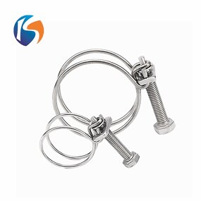 Hose Clamp Manufacturer - Customized Galvanized Iron France Type Double Wire