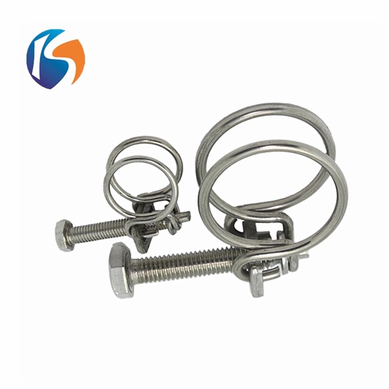Hose Clamp Manufacturer - Factory Customized High Quality Adjustable W2 Double Wire