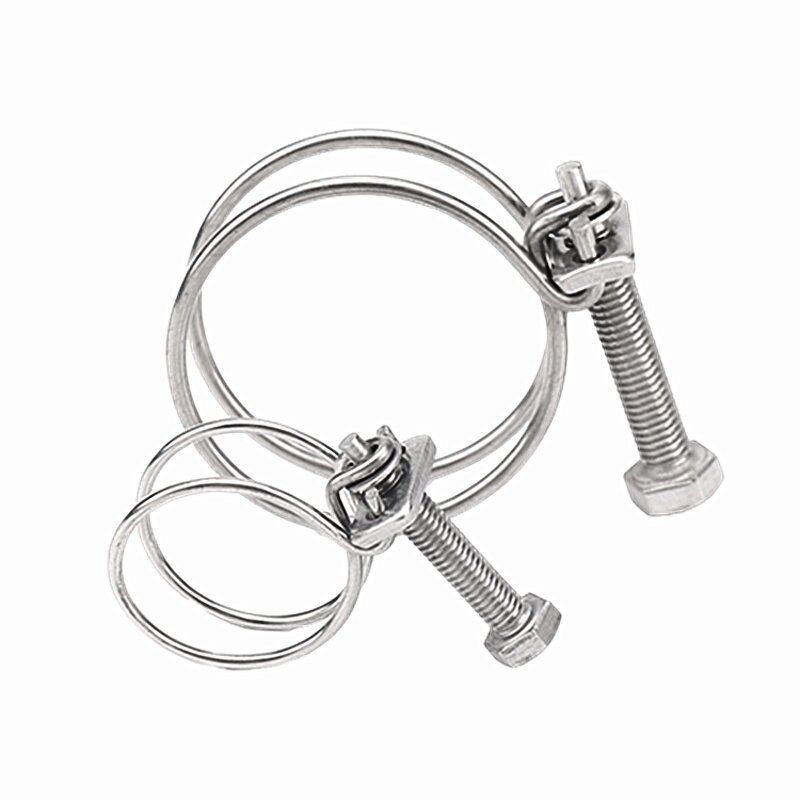 Hose Clamp Manufacturer - Factory Price Stainless Steel Double Wire