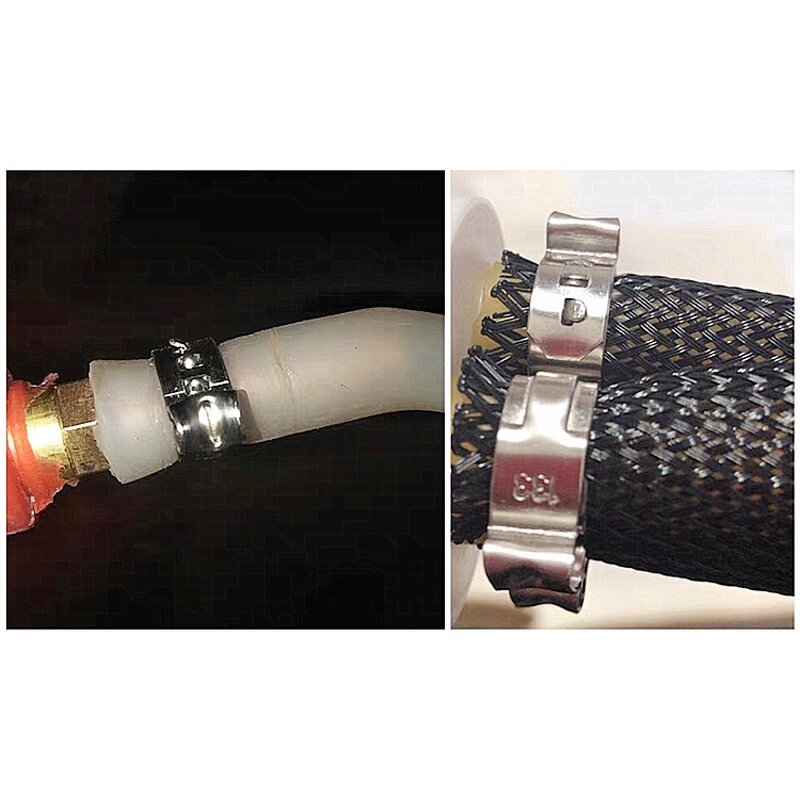 Hose Clamp Manufacturer - High Quality Stainless Steel Single Ear Custom Sizes Wholesale Price