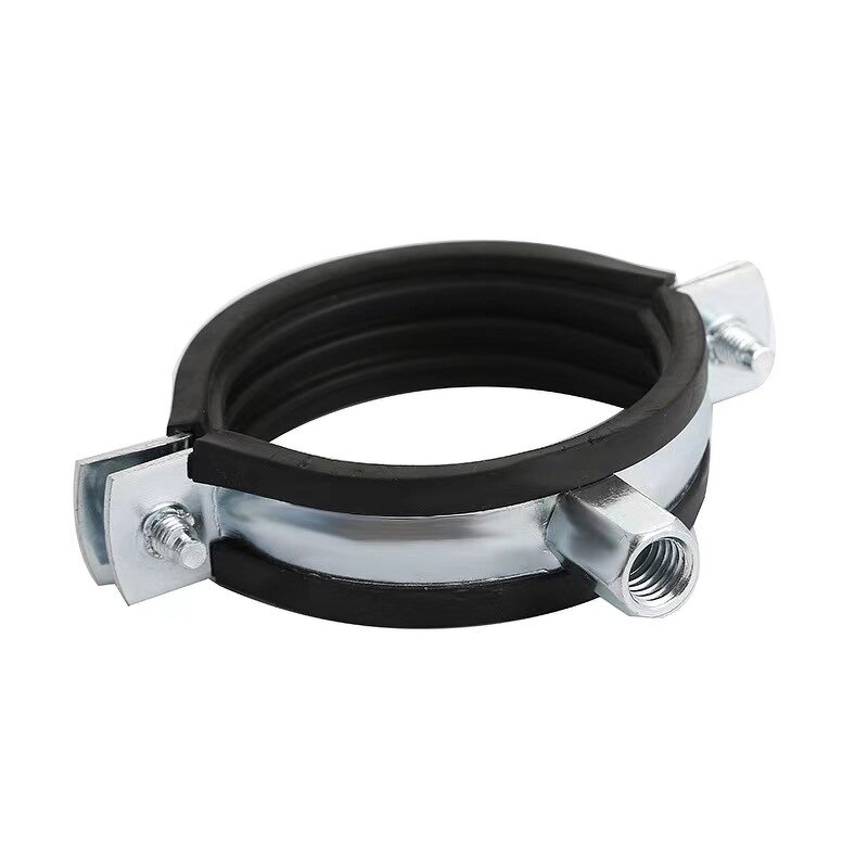 Pipe Clamp Manufacturer - M8 M10 Heavy Duty with Rubber EPDM