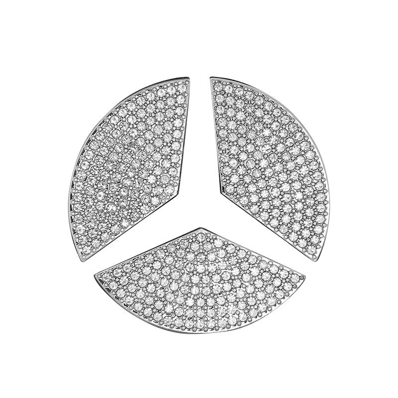 Steering Wheel Sticker Manufacturer - Customized Crystal Emblem Sparkling Tile Decal