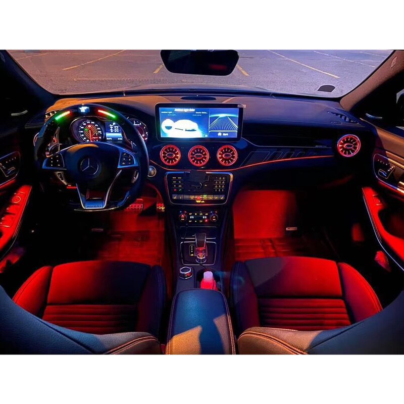 Ambient Light Manufacturer - 12 Color LED Interior for Mercedes W117 W156 W176