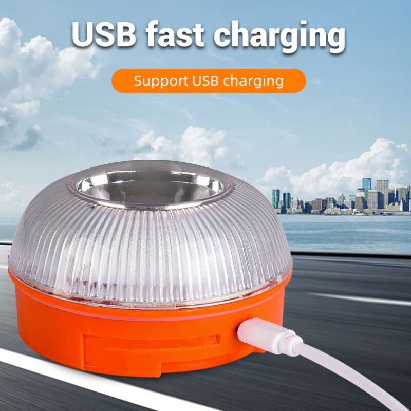 Emergency Strobe Light Manufacturer - V16 LED IP65 USB Fast Charging Car Warning