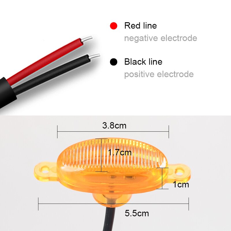 Eagle Eye Light Manufacturer - 12V 4/6 SMD 3030 LED Car Front Grille Amber