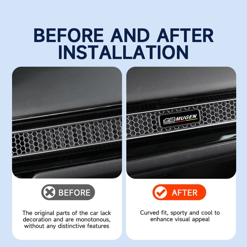 Decorative Decal Manufacturer - Central Control Vent Nameplate for Honda 2022-2025