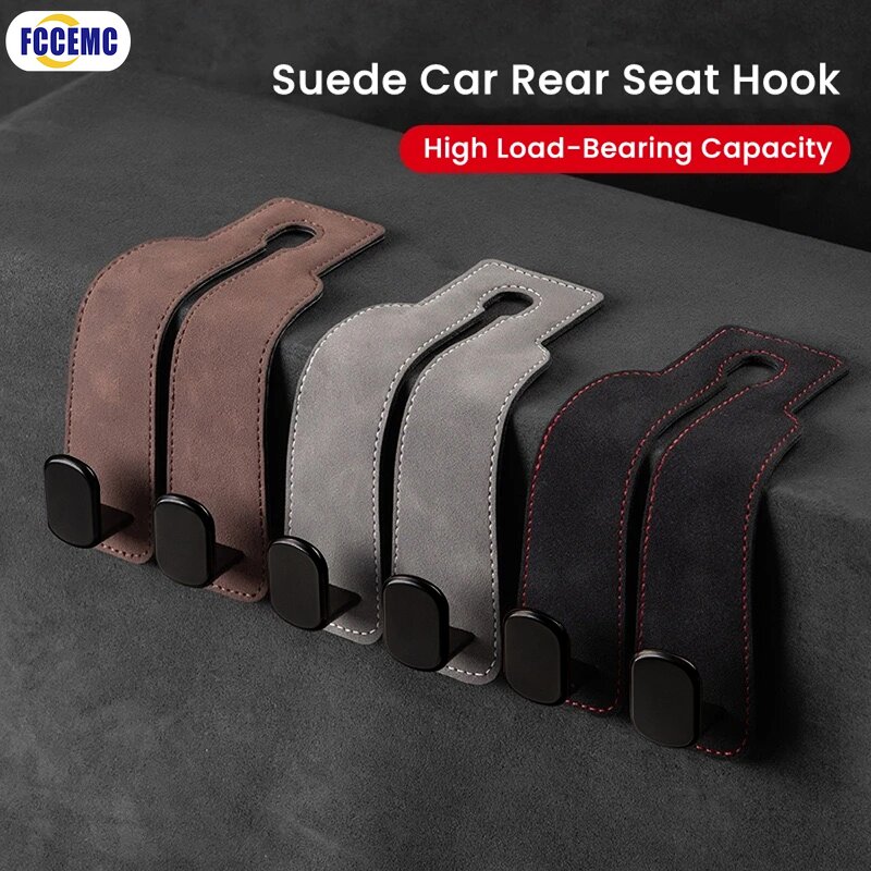 Headrest Hook Manufacturer - 2-in-1 Soft Leather ABS Wallet Pouch Car Organizer