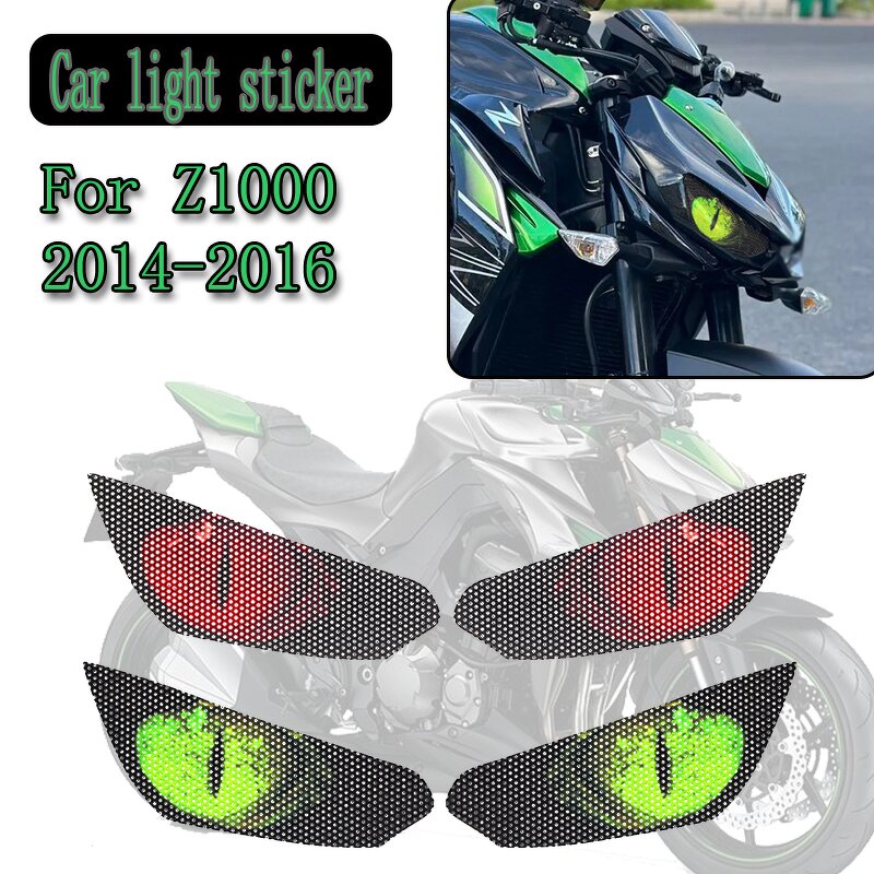 Motorcycle Sticker Manufacturer - Headlight Guard Film for Kawasaki Z1000 2014-2016