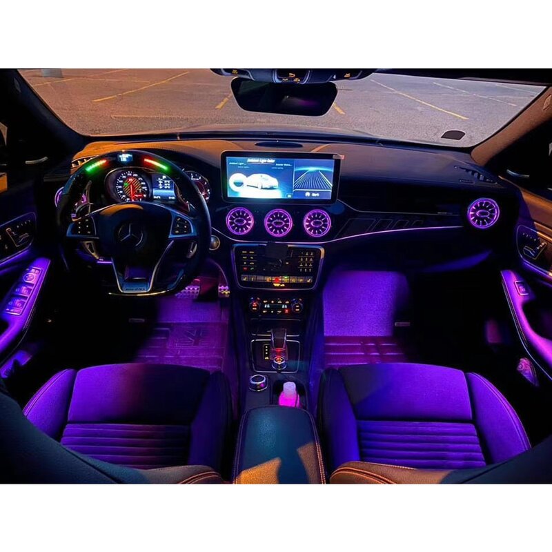 Ambient Light Manufacturer - 12 Color LED Interior for Mercedes W117 W156 W176
