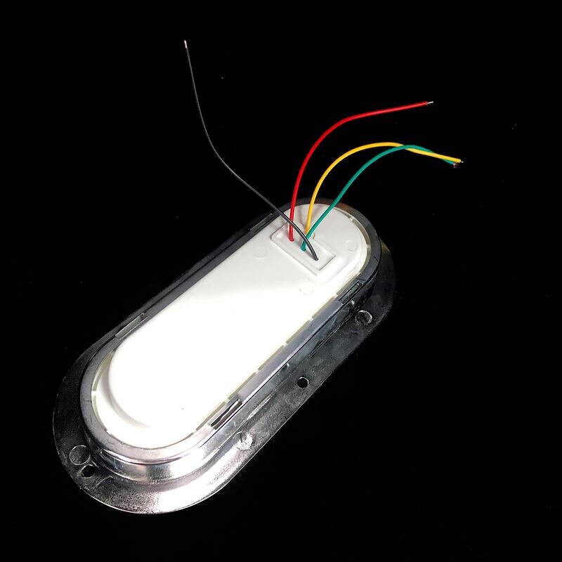 Side Marker Light Manufacturer - 4PCS 4Color 12/24V LED Trailer Truck Tail Lamp