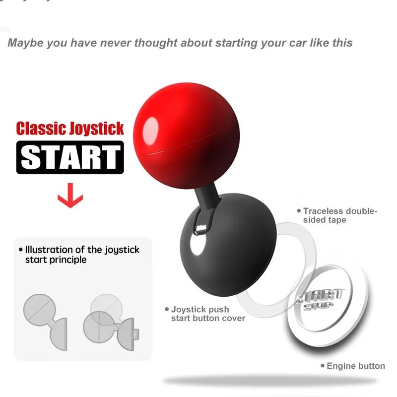 Start Button Sticker Manufacturer - Rocker Lever Car Engine Start Stop Cover Trim