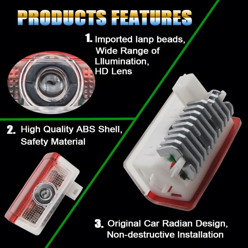 Welcome Light Manufacturer - LED Logo Projector for Mercedes A B C E GLA GLC GLE