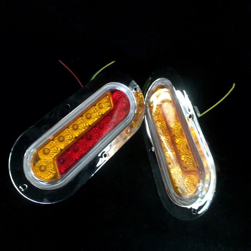 Side Marker Light Manufacturer - 4PCS 4Color 12/24V LED Trailer Truck Tail Lamp