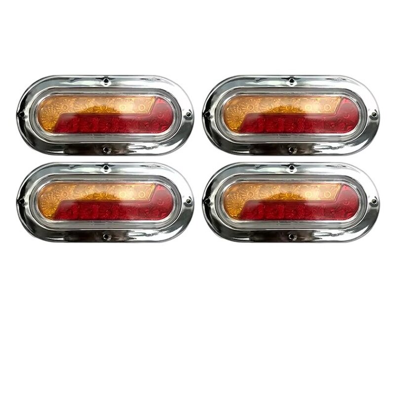 Side Marker Light Manufacturer - 4PCS 4Color 12/24V LED Trailer Truck Tail Lamp