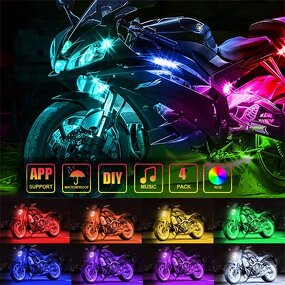 LED Ambient Lamp Manufacturer - 5050 SMD RGB APP for Car Motorcycle Waterproof