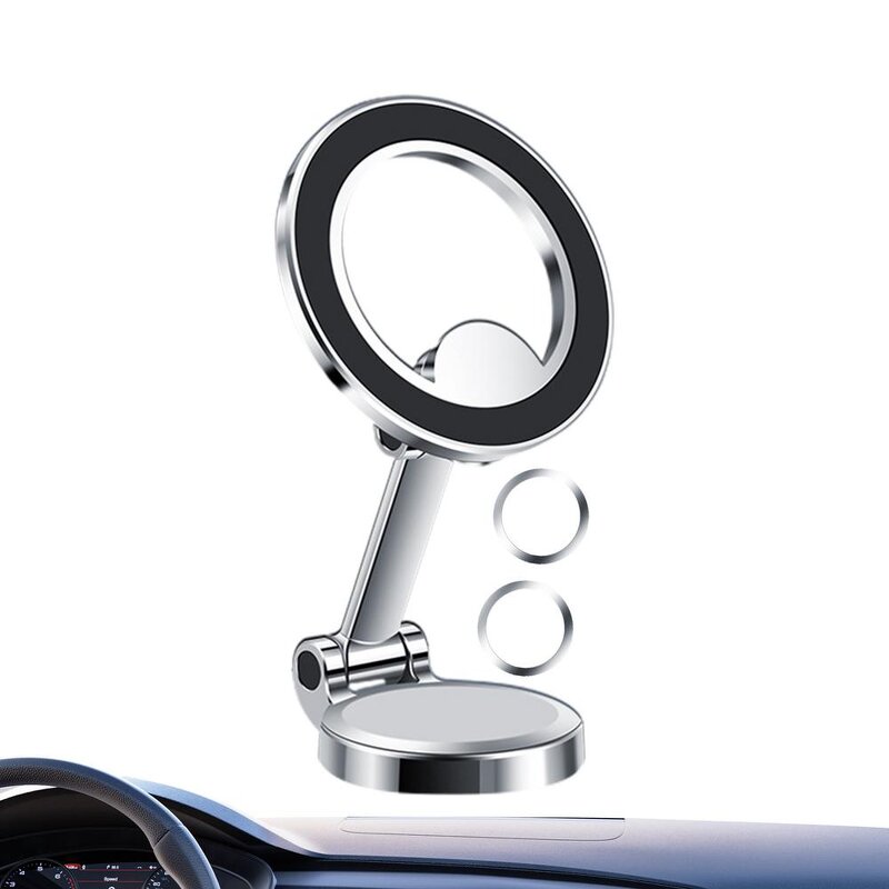 Phone Holder Manufacturer - 360° Rotating Magnetic Foldable Universal Car Mount