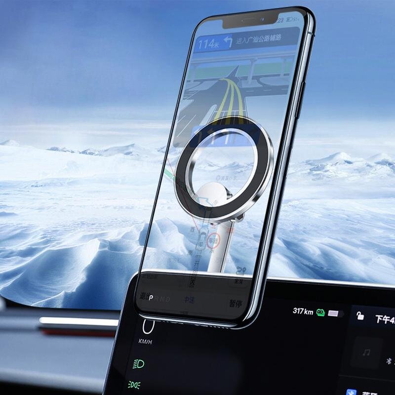 Phone Holder Manufacturer - 360° Rotating Magnetic Foldable Universal Car Mount