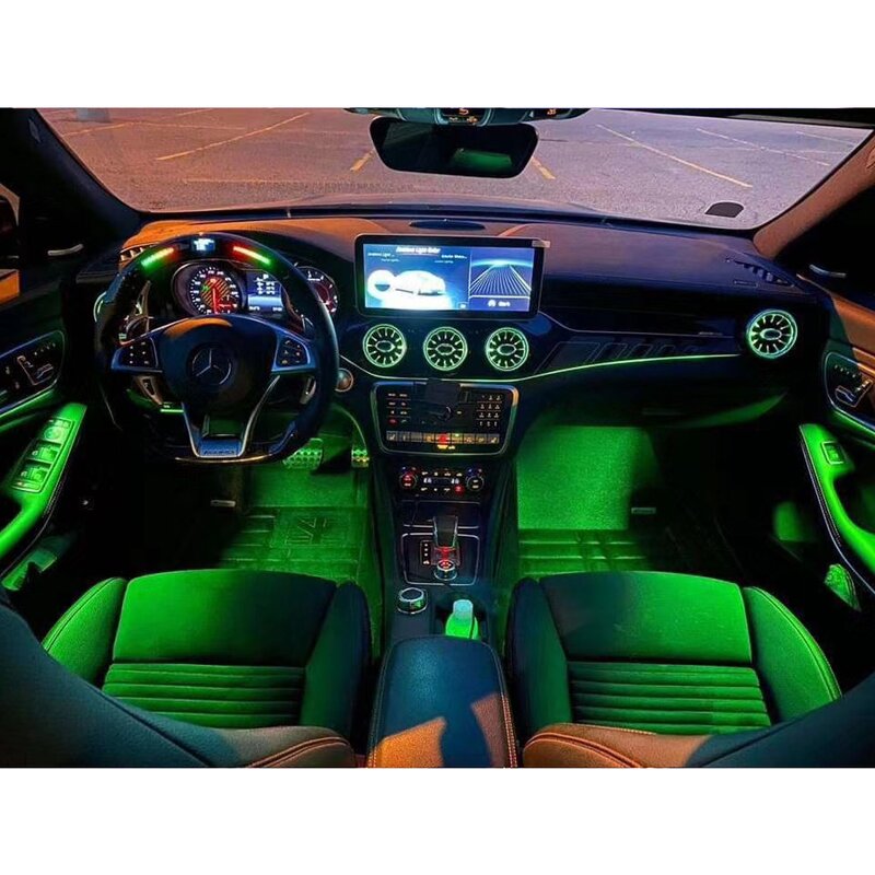 Ambient Light Manufacturer - 12 Color LED Interior for Mercedes W117 W156 W176