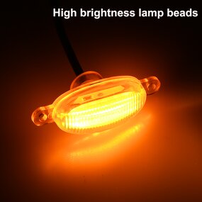 Eagle Eye Light Manufacturer - 12V 4/6 SMD 3030 LED Car Front Grille Amber