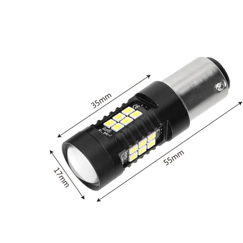 1156 BA15S P21W LED BAU15S PY21W BAY15D LED Bulb 1157 P21/5W R5W Canbus 3030 21 SMD Auto Reverse Lamp Turn Signal Light 12V