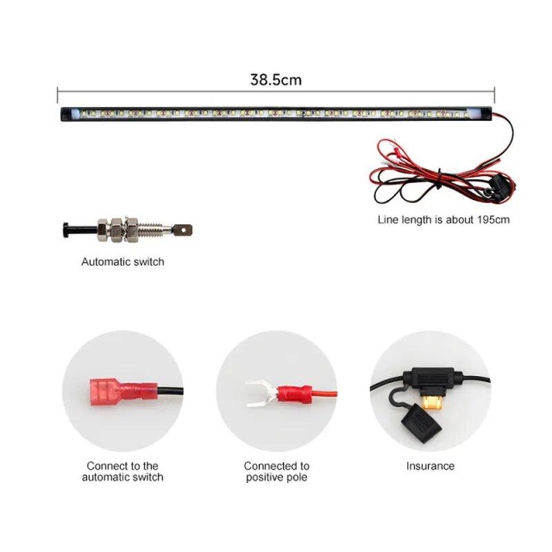 LED Light Bar Manufacturer - 12V Car Under Hood Engine Repair White with Switch